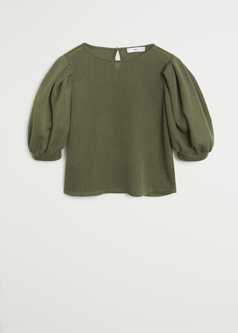 Puffed sleeves T-shirt - Laurel Morgan