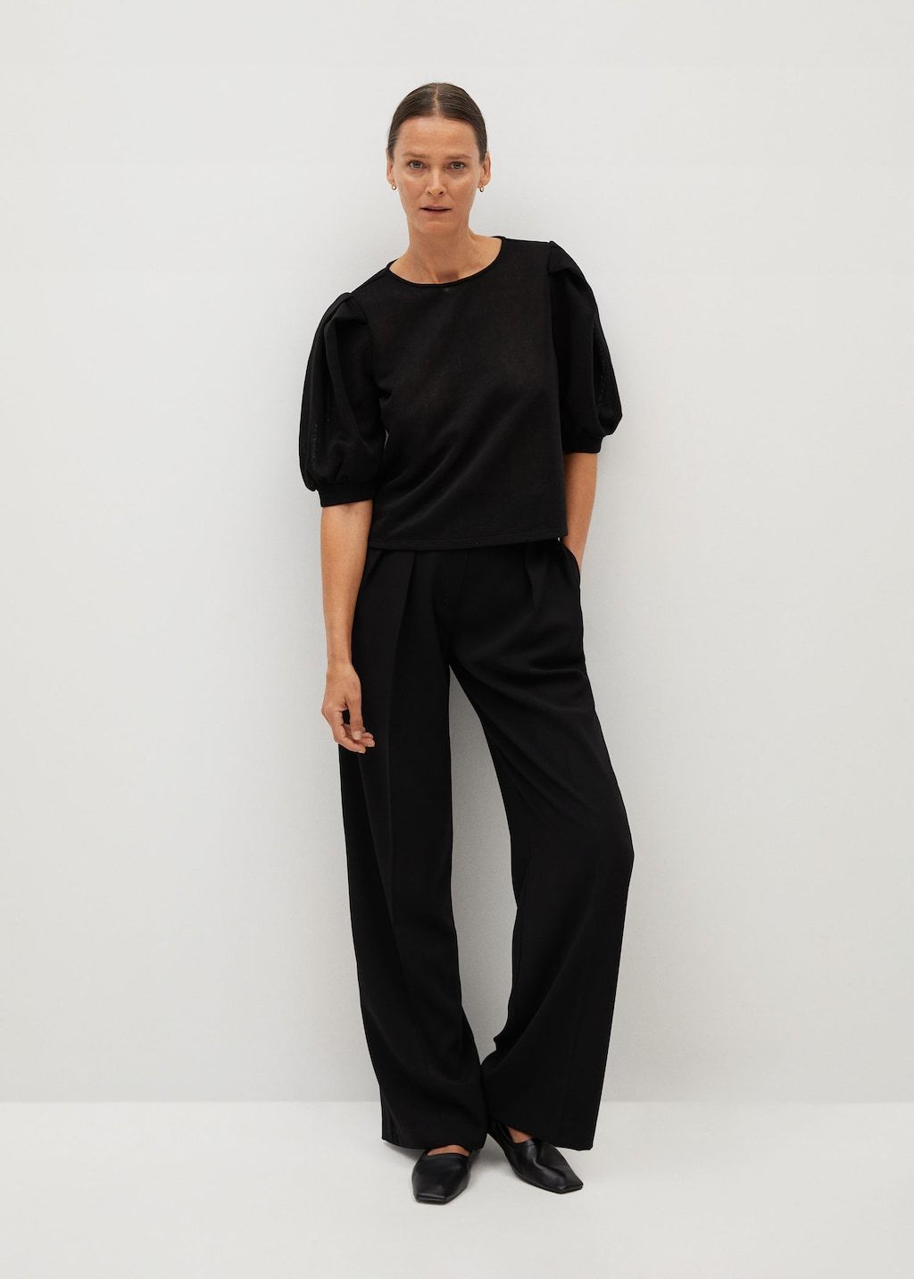 Puffed sleeves T-shirt - Laurel Morgan