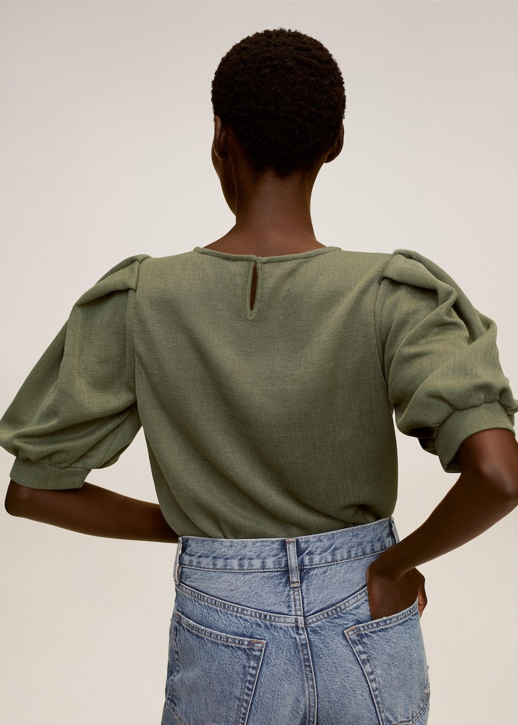 Puffed sleeves T-shirt - Laurel Morgan