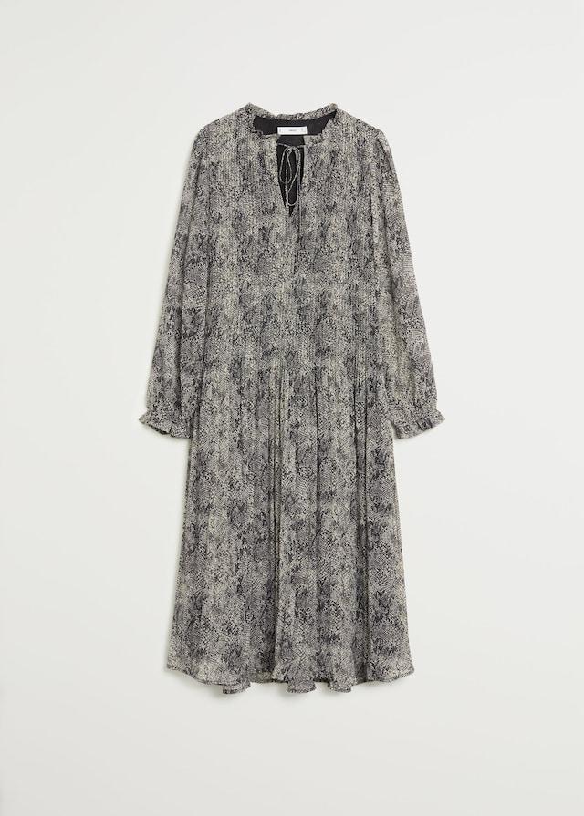 Recycled polyester animal print dress - Laurel Morgan