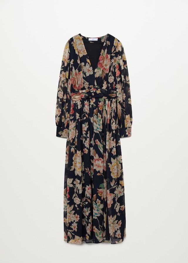 Recycled polyester printed dress - Laurel Morgan