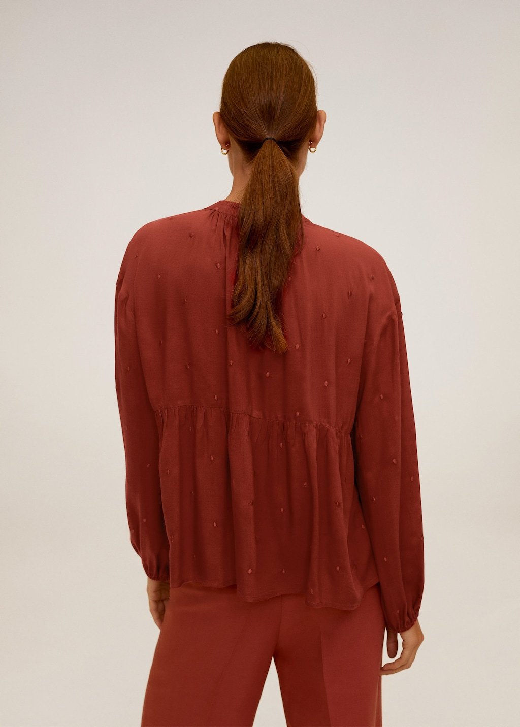 Relief details blouse - Laurel Morgan