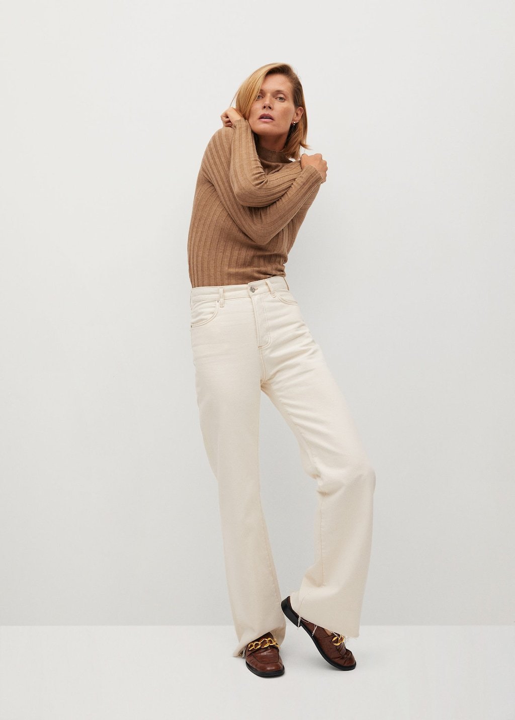 Ribbed fine-knit sweater - Laurel Morgan