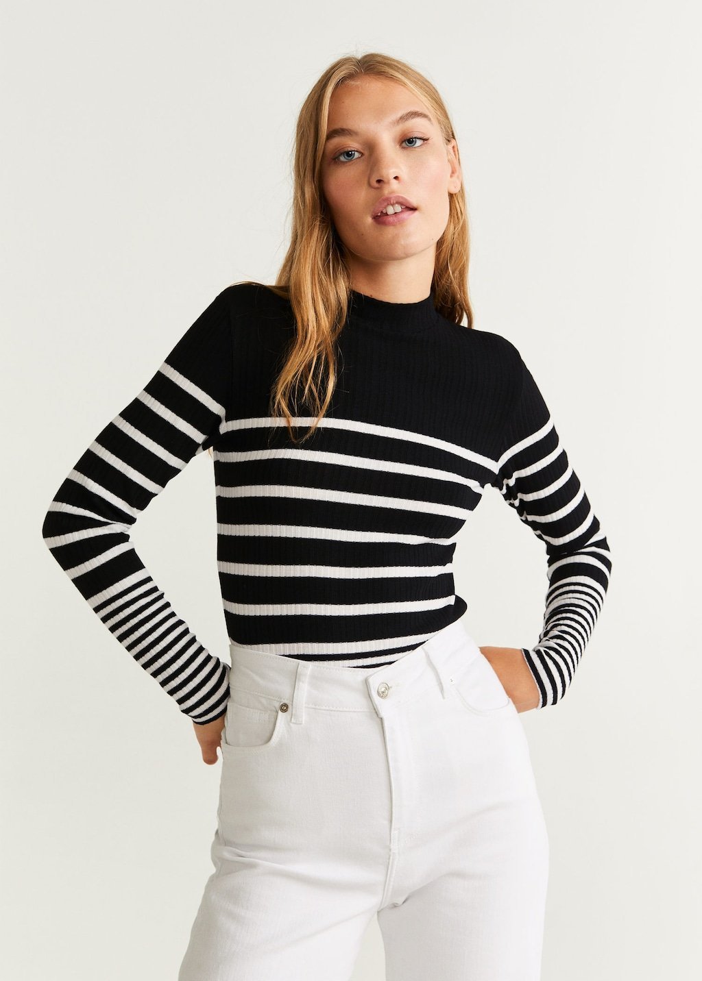 Ribbed knit sweater - Laurel Morgan