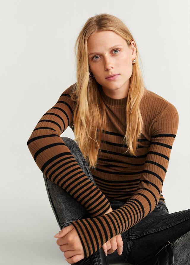 Ribbed knit sweater - Laurel Morgan