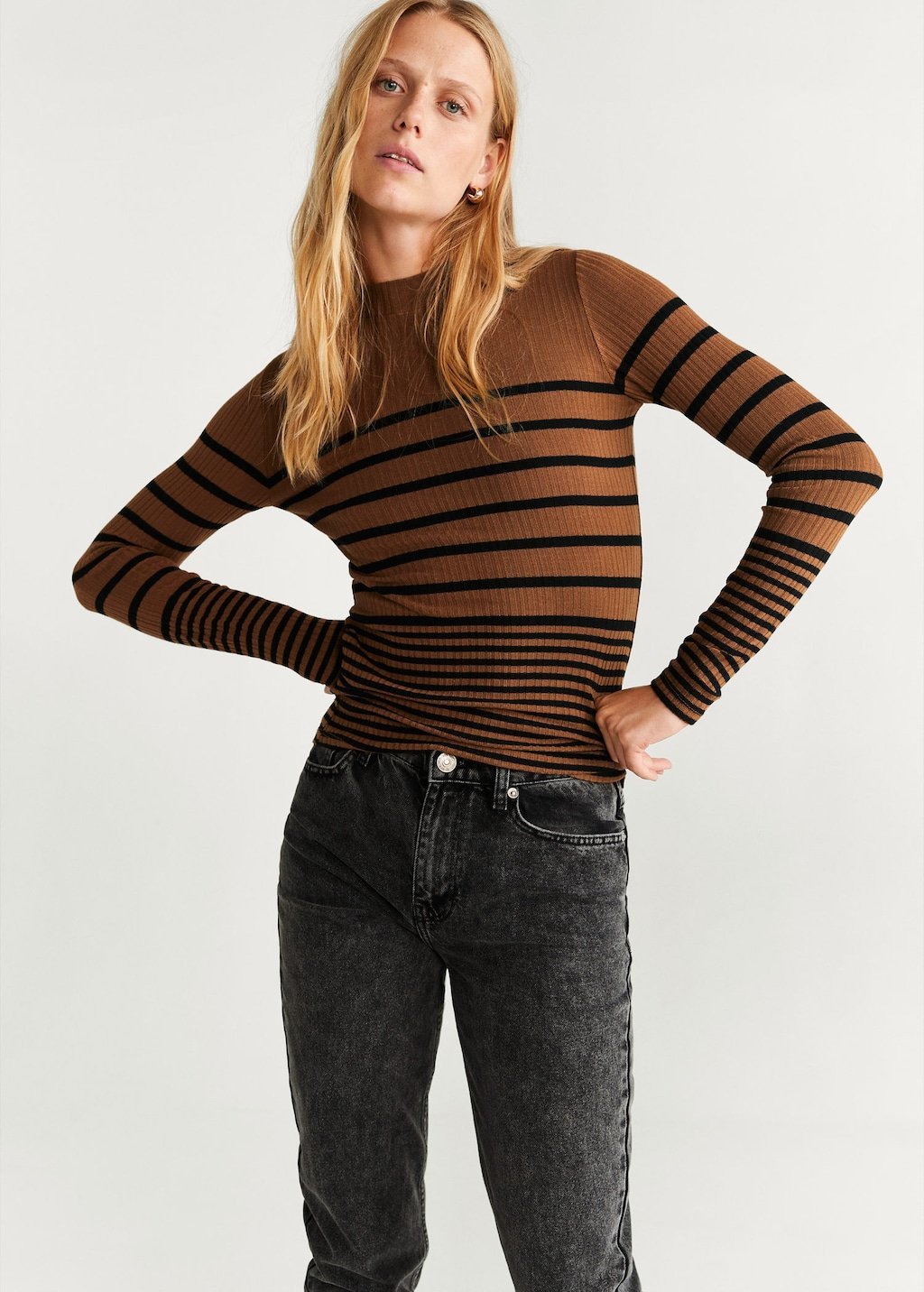 Ribbed knit sweater - Laurel Morgan