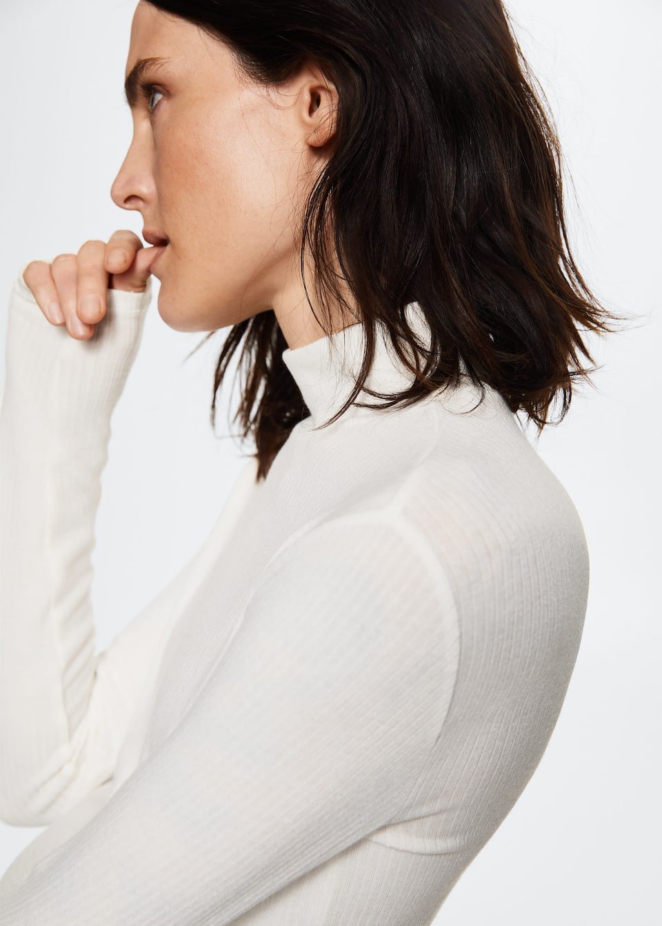 Ribbed long-sleeved t-shirt - Laurel Morgan