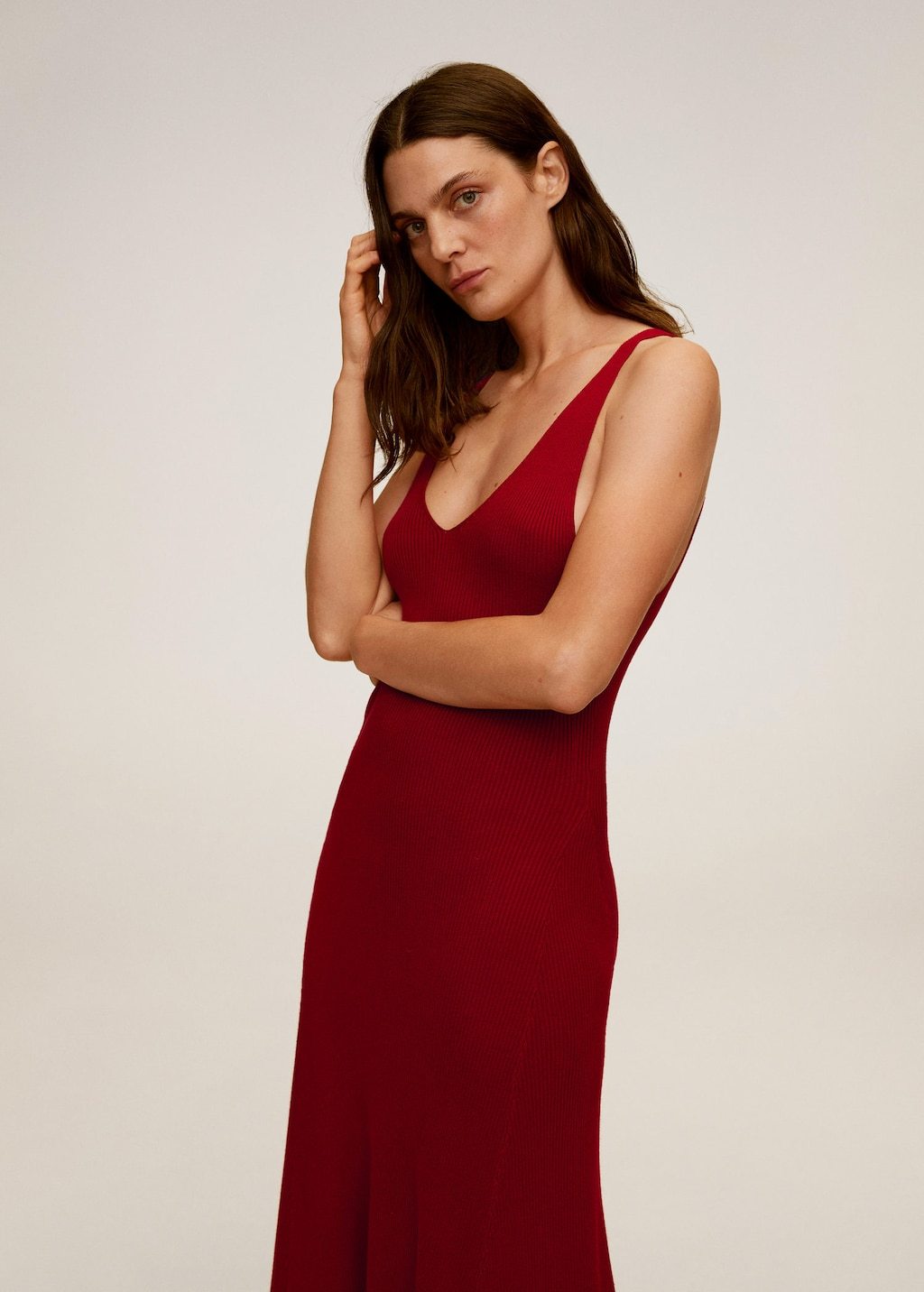 Ribbed midi dress - Laurel Morgan