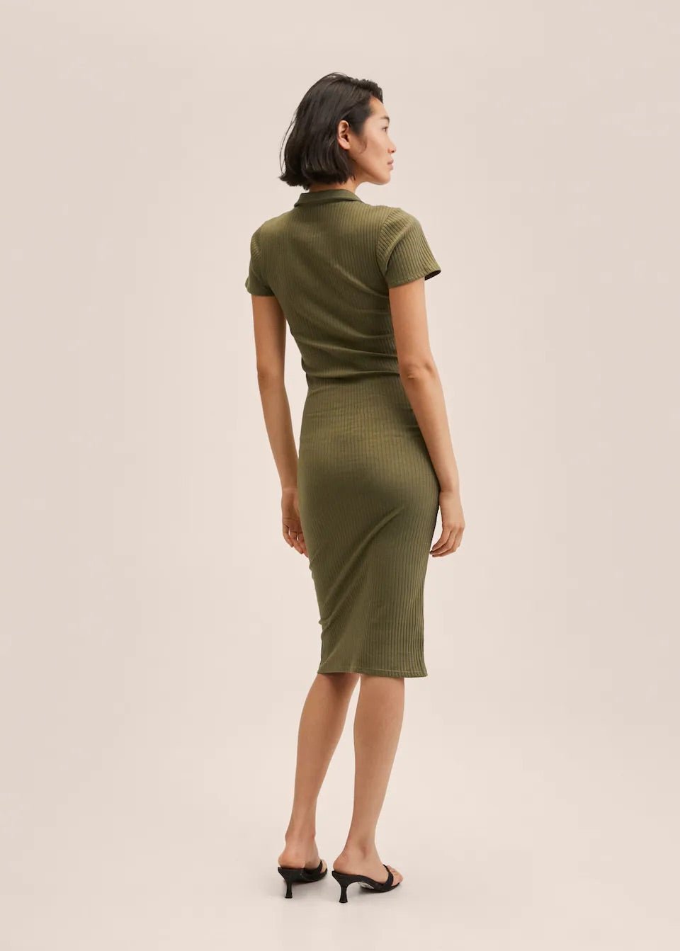 Ribbed midi dress - Laurel Morgan