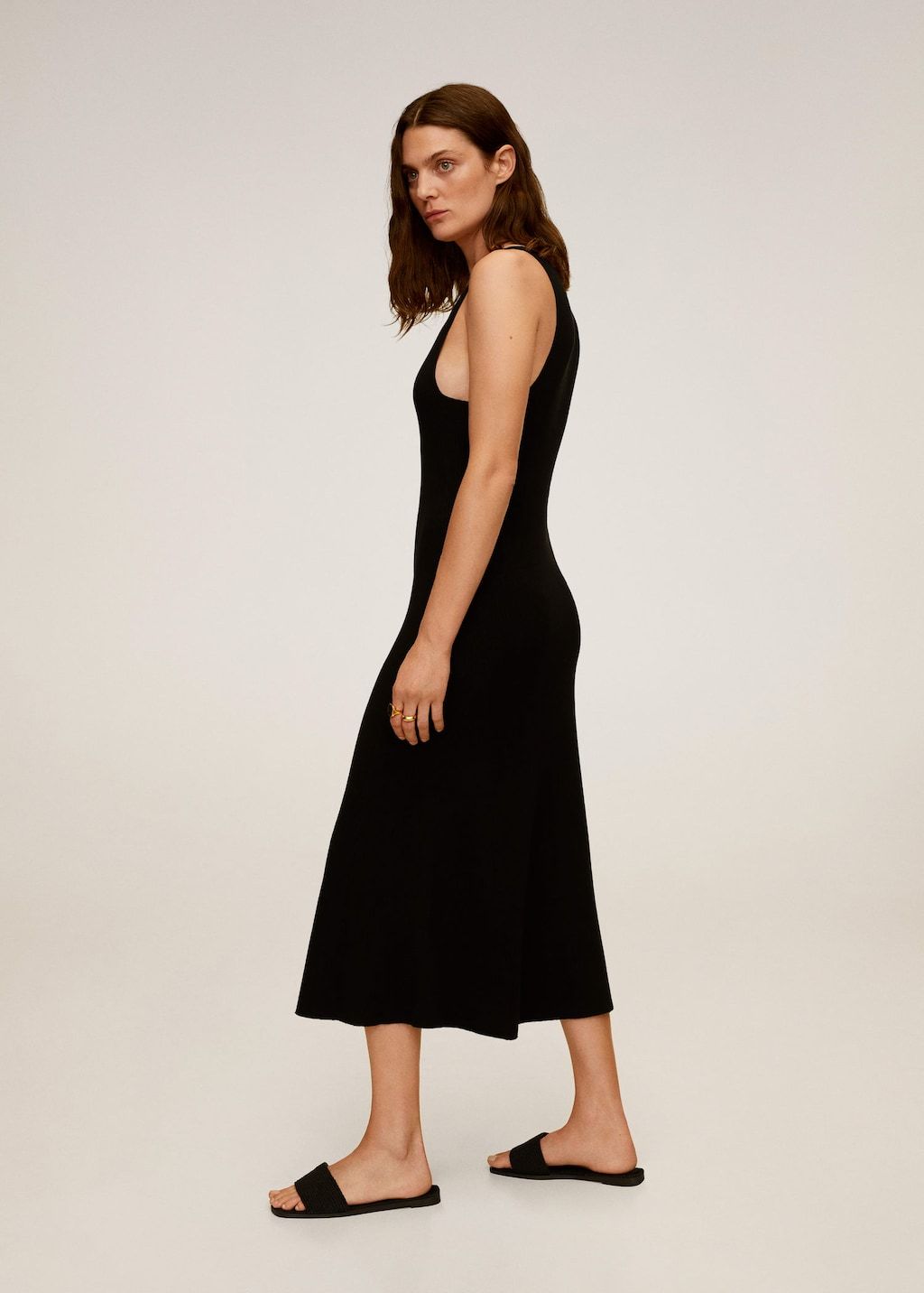 Ribbed midi dress - Laurel Morgan