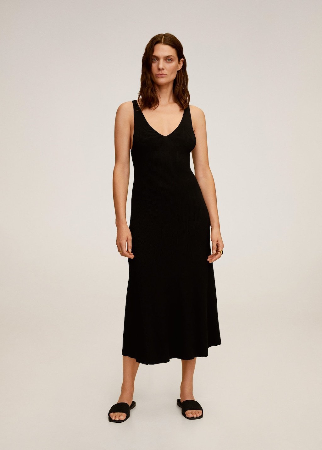 Ribbed midi dress - Laurel Morgan