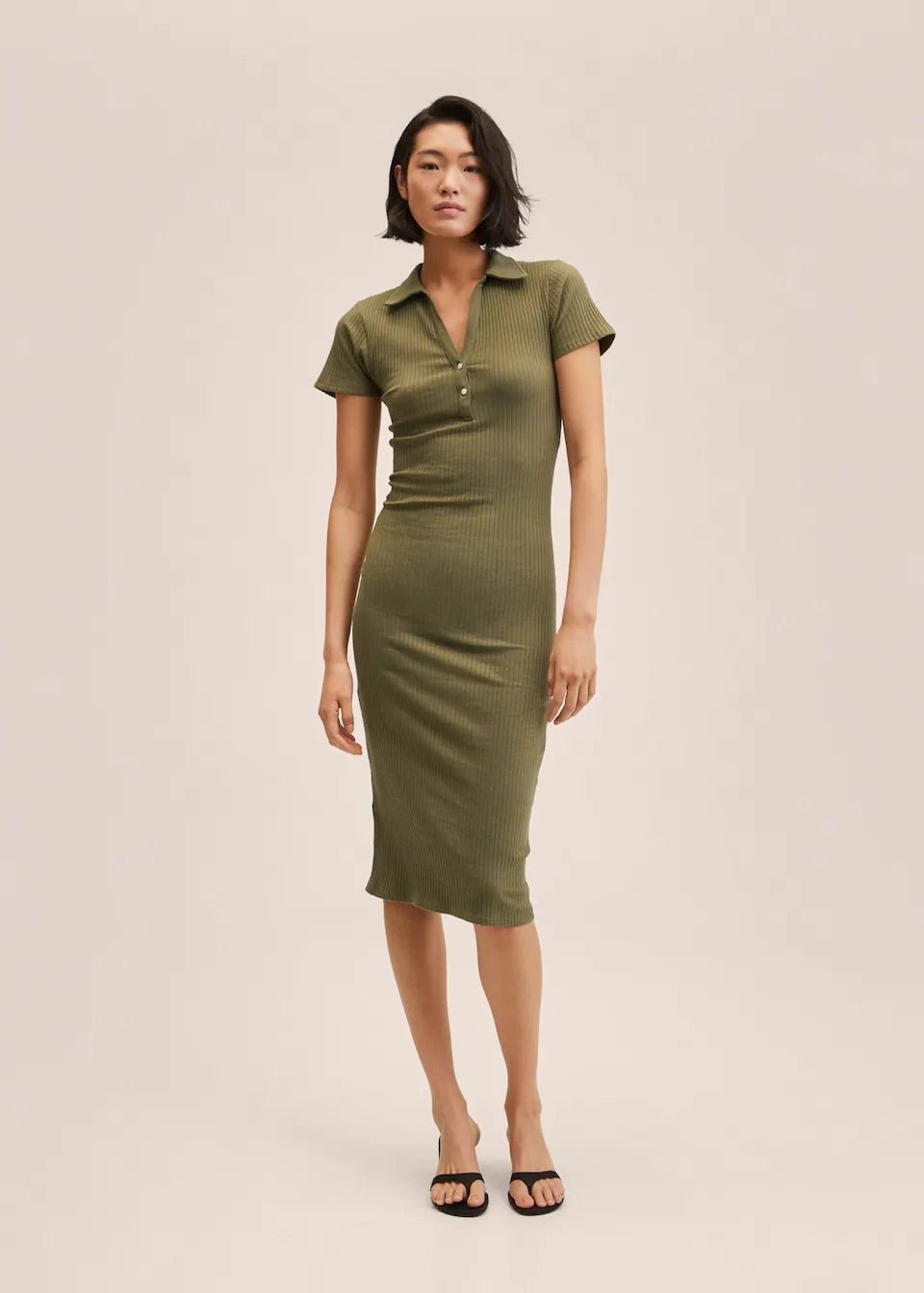 Ribbed midi dress - Laurel Morgan