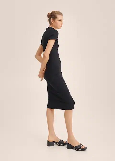 Ribbed midi dress - Laurel Morgan