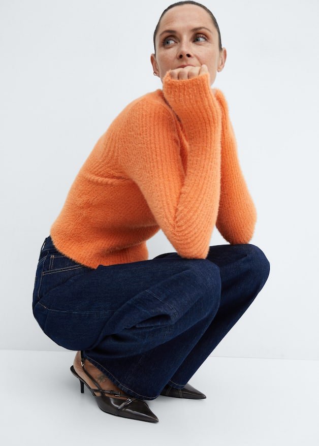 Ribbed soft sweater - Laurel Morgan