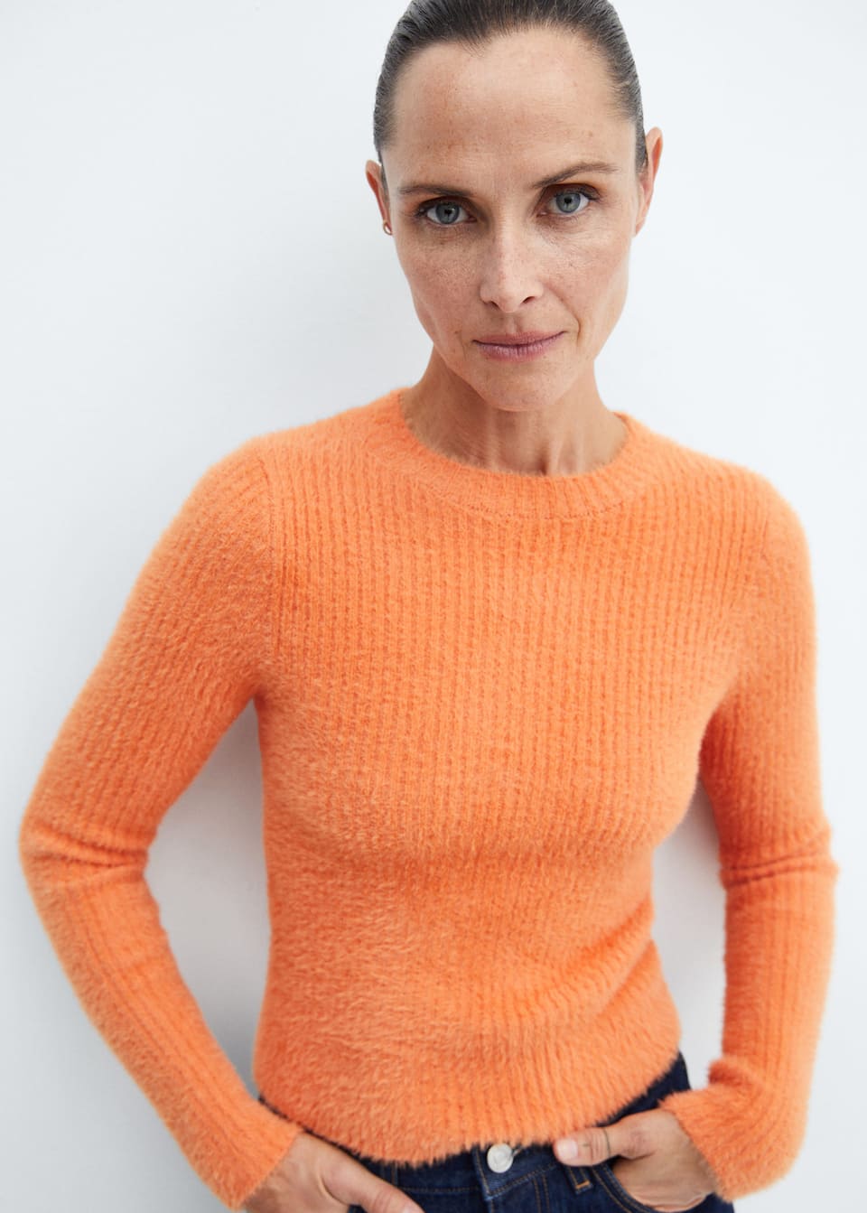 Ribbed soft sweater - Laurel Morgan