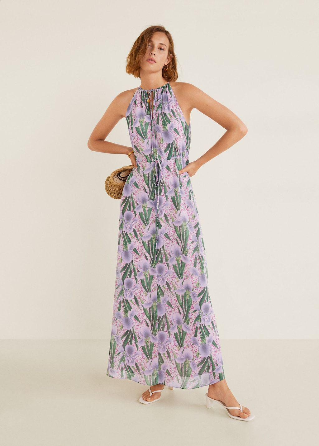 Ribbons long dress - Laurel Morgan