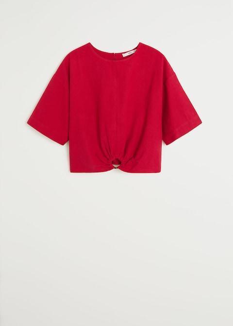 Ring cotton blouse - Laurel Morgan