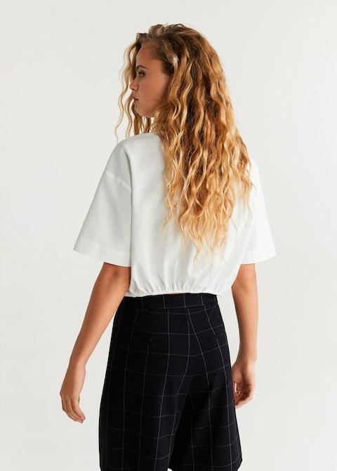 Ring cotton blouse - Laurel Morgan