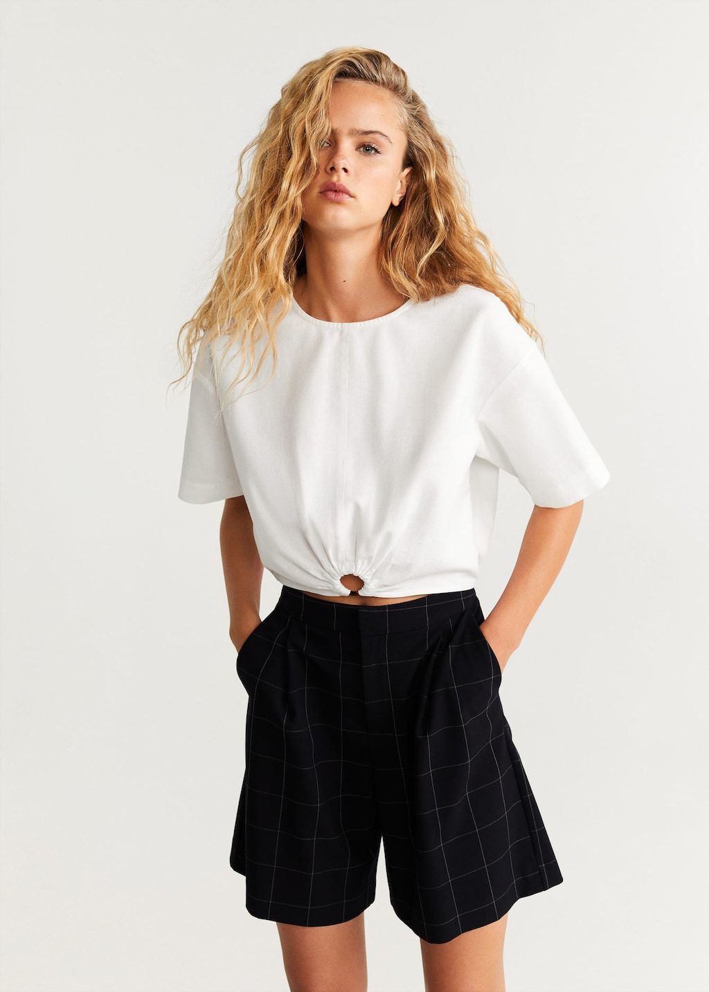 Ring cotton blouse - Laurel Morgan