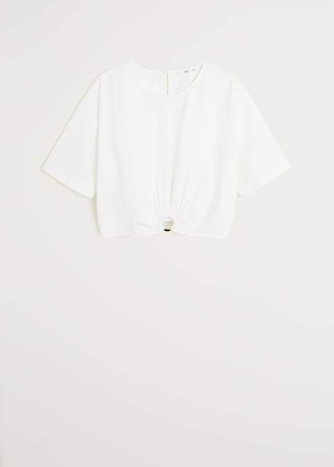 Ring cotton blouse - Laurel Morgan