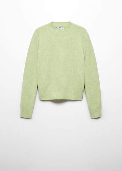 Round-neck knitted sweater - Laurel Morgan