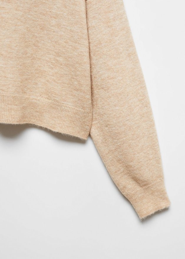 Round-neck knitted sweater - Laurel Morgan