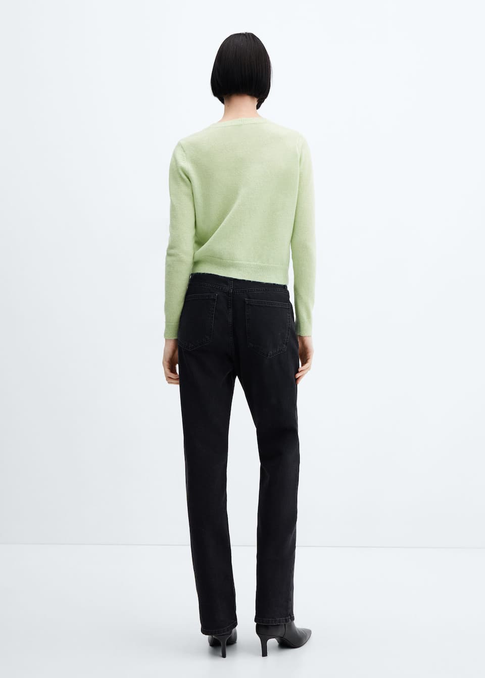 Round-neck knitted sweater - Laurel Morgan