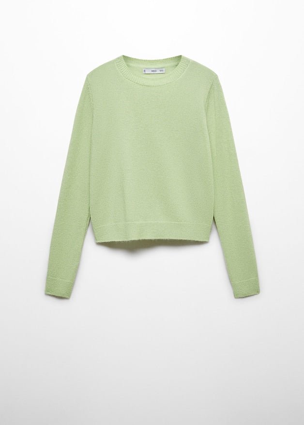 Round-neck knitted sweater - Laurel Morgan