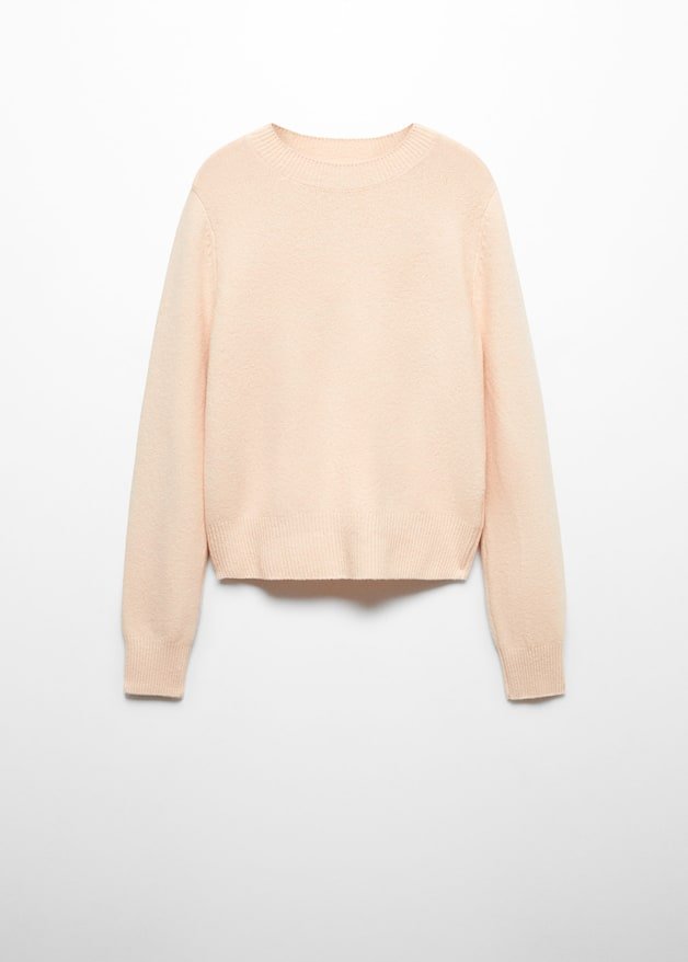 Round-neck knitted sweater - Laurel Morgan