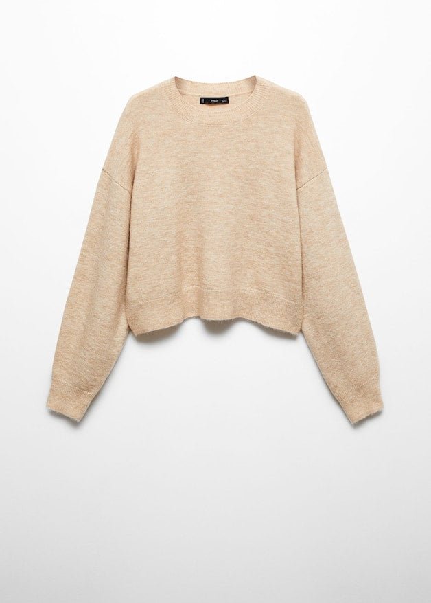 Round-neck knitted sweater - Laurel Morgan