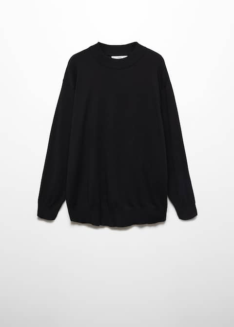 Round-neck knitted sweater - Laurel Morgan