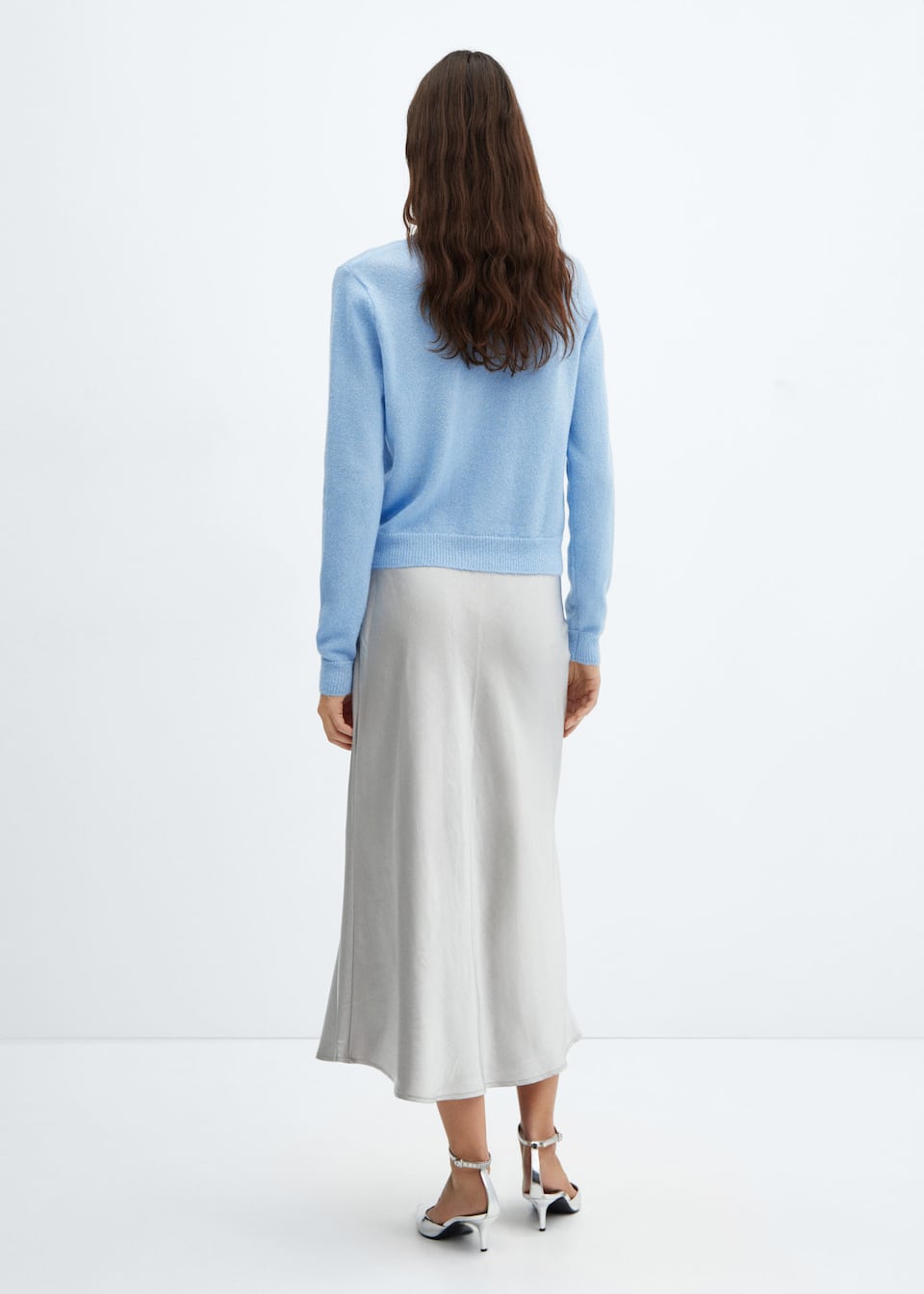 Round-neck knitted sweater - Laurel Morgan