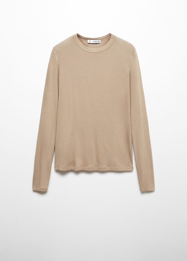 Round-neck long-sleeved t-shirt - Laurel Morgan