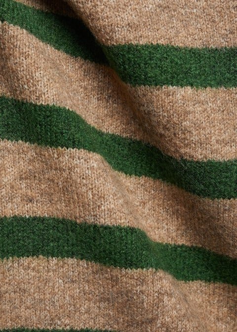 Round-neck striped sweater - Laurel Morgan