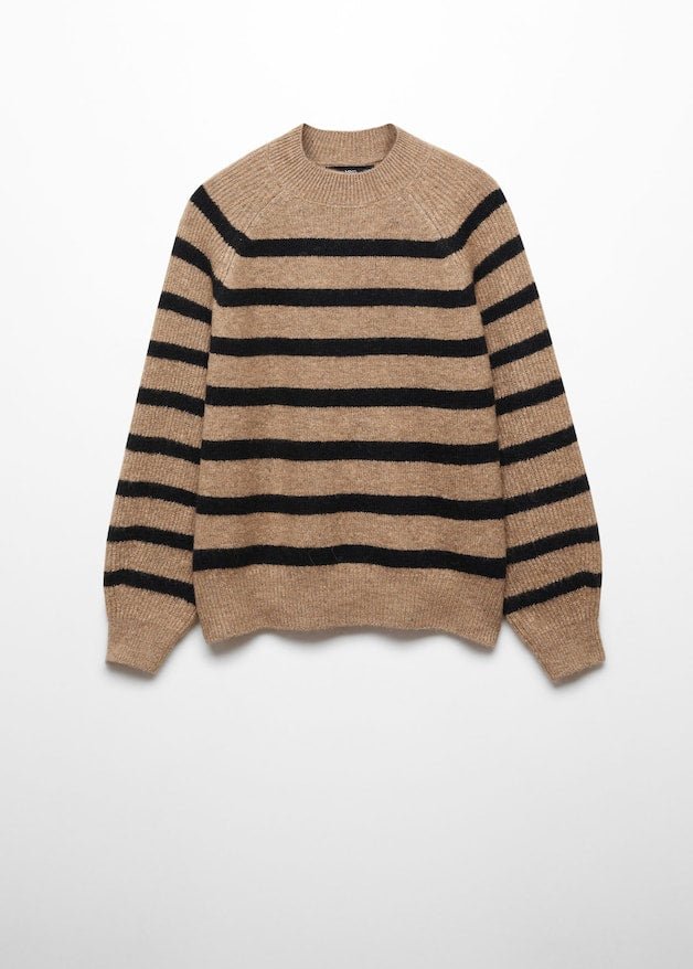 Round-neck striped sweater - Laurel Morgan