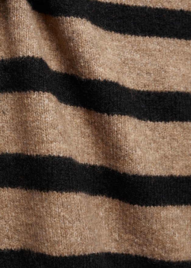 Round-neck striped sweater - Laurel Morgan