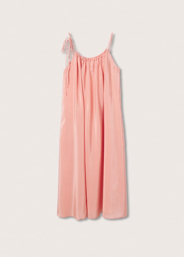 Ruched straps dress - Laurel Morgan