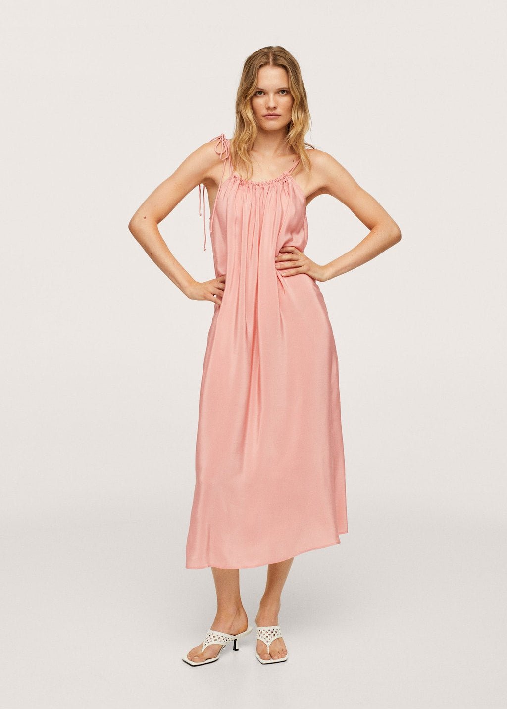 Ruched straps dress - Laurel Morgan