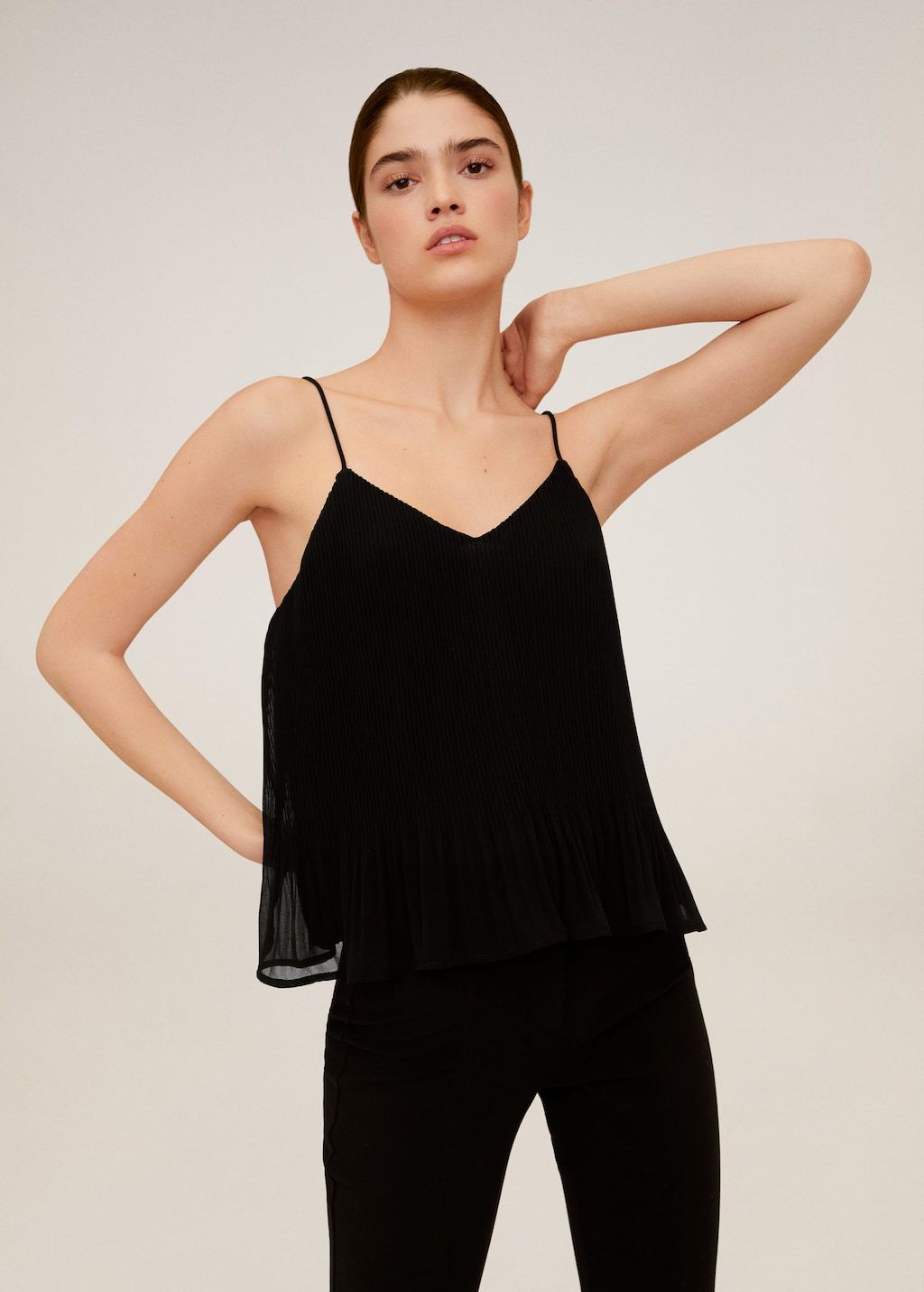 Ruffle pleated top - Laurel Morgan