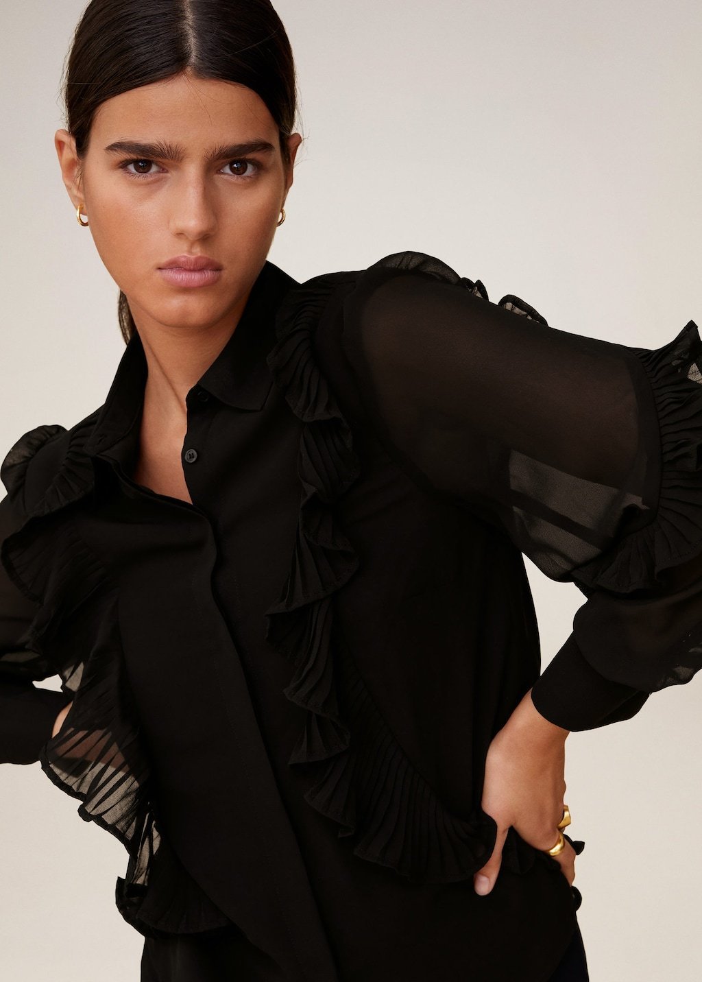 Ruffled blouse - Laurel Morgan