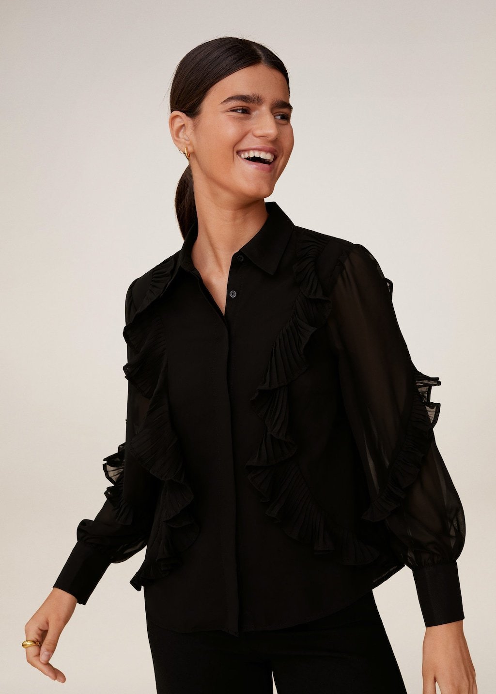 Ruffled blouse - Laurel Morgan