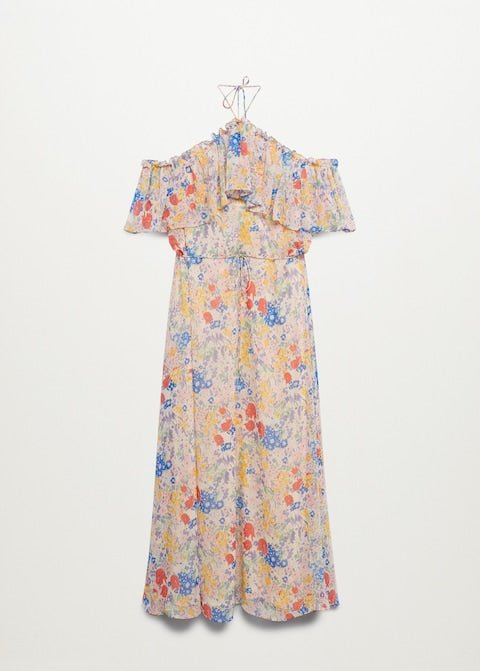 Ruffled floral dress - Laurel Morgan