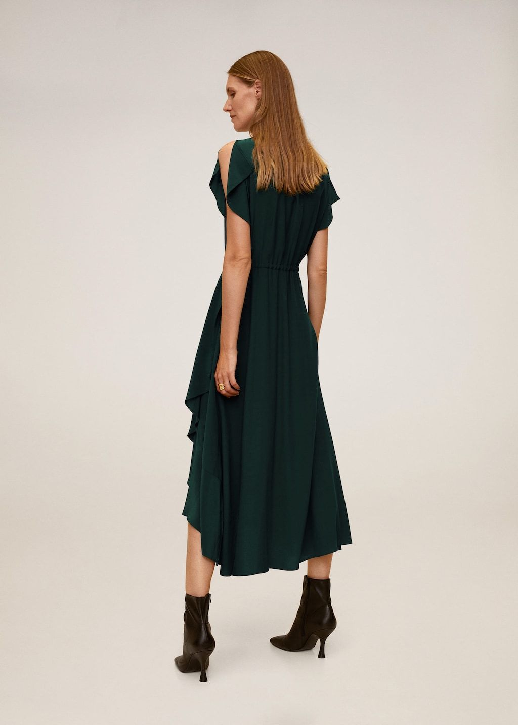 Ruffled midi dress - Laurel Morgan