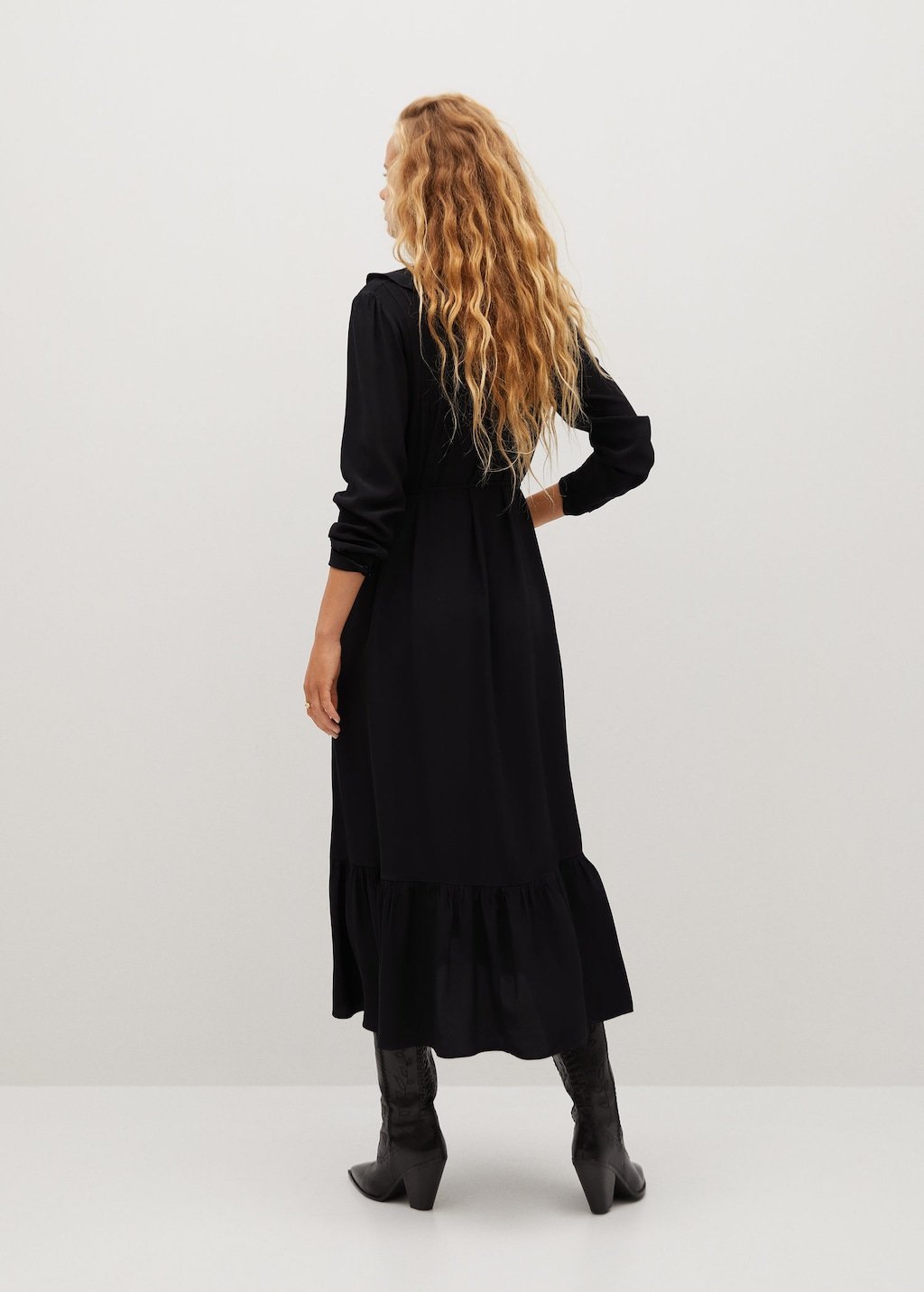 Ruffled midi dress - Laurel Morgan