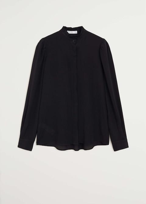 Ruffled neck blouse - Laurel Morgan