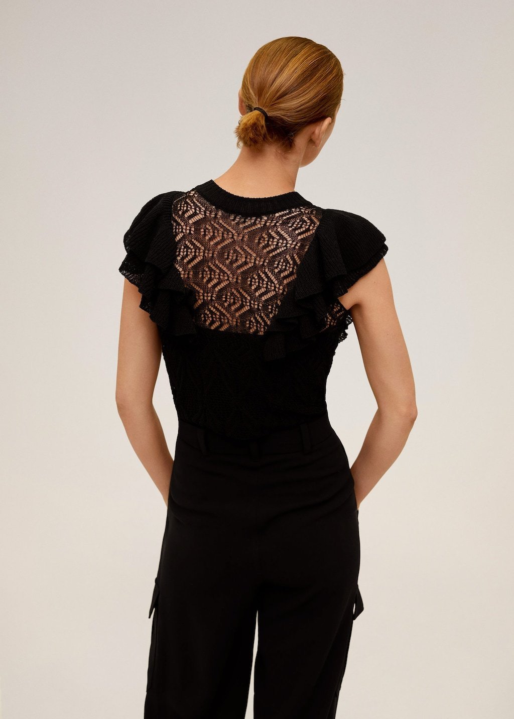 Ruffles lace top - Laurel Morgan