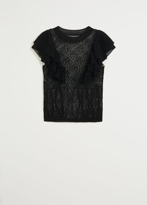 Ruffles lace top - Laurel Morgan