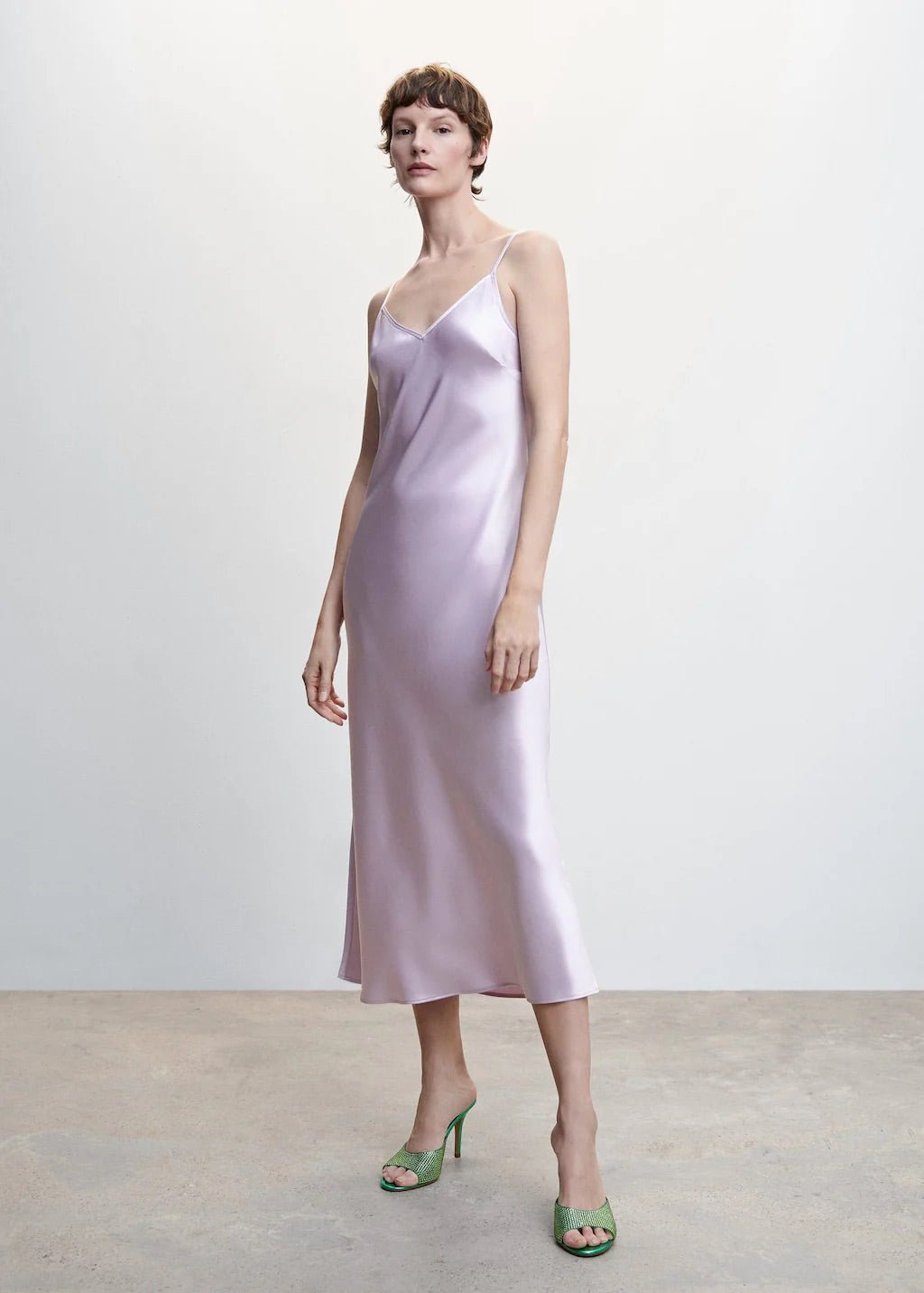 Satin camisole dress - Laurel Morgan