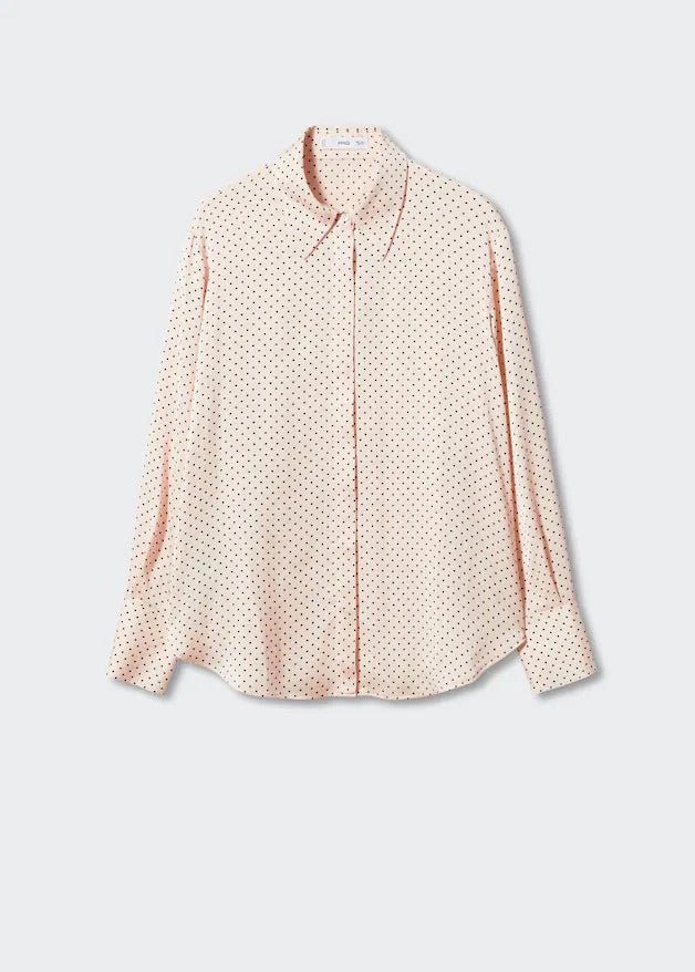 Satin finish flowy shirt - Laurel Morgan