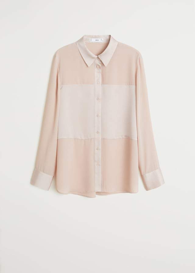 Satin finish flowy shirt - Laurel Morgan